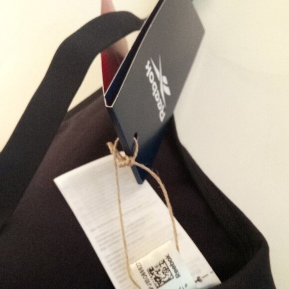 Reebok Studio Maternity Nursing Sports Bra Medium Support Removable Pad Black XL - Picture 12 of 15